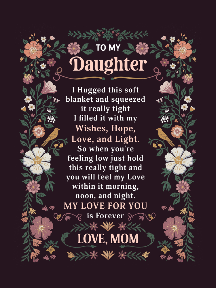 To My Daughter - Heirloom Blanket